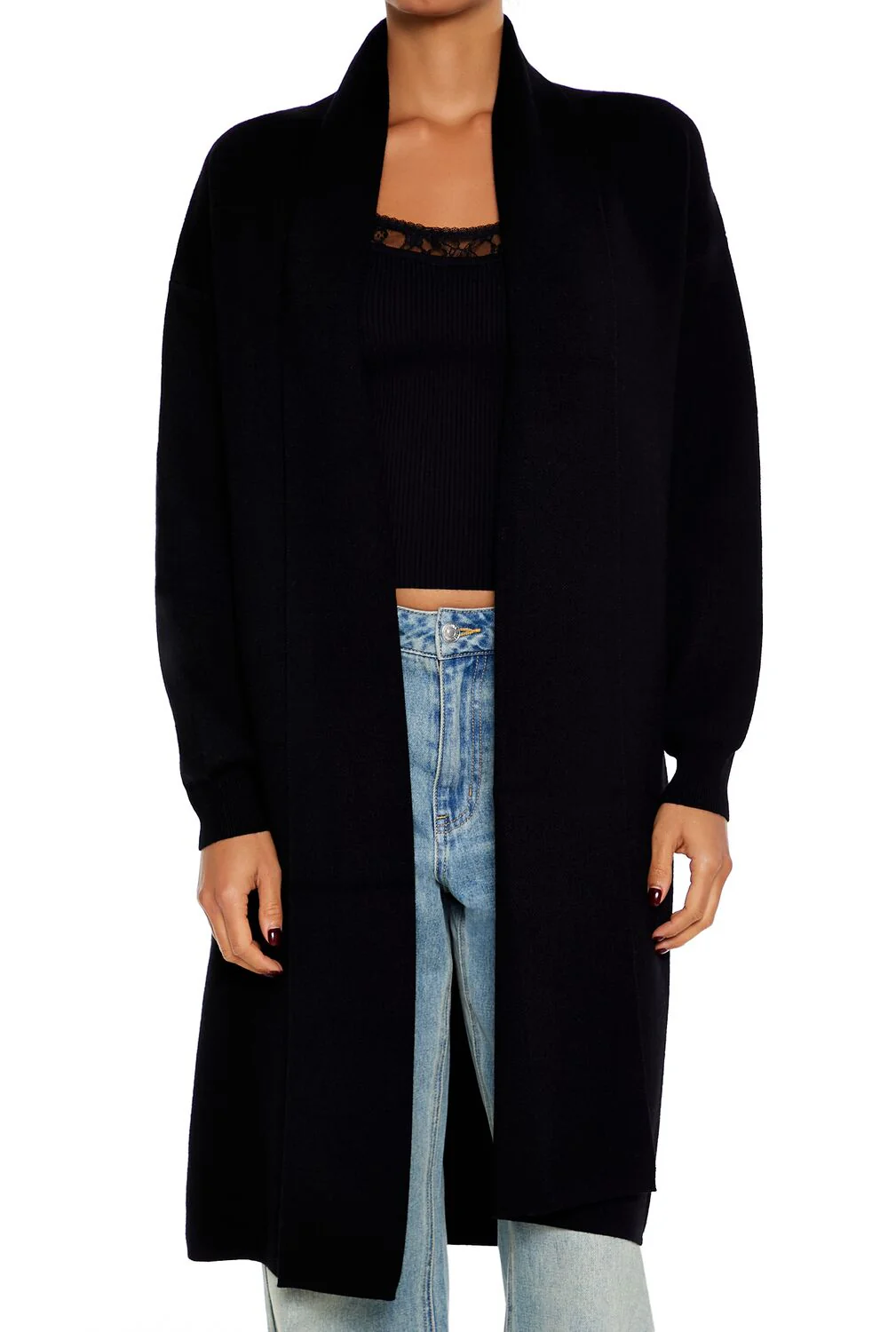 Shawl Collar Cardigan Sweater - Image 5