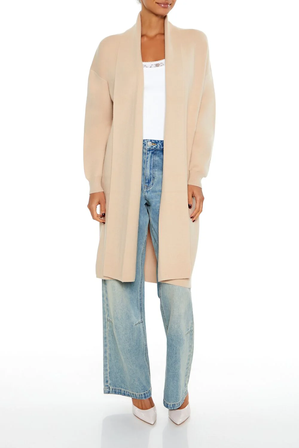 Shawl Collar Cardigan Sweater - Image 6