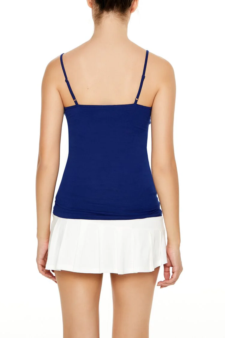 Cotton-Blend Scoop Cami - Image 10