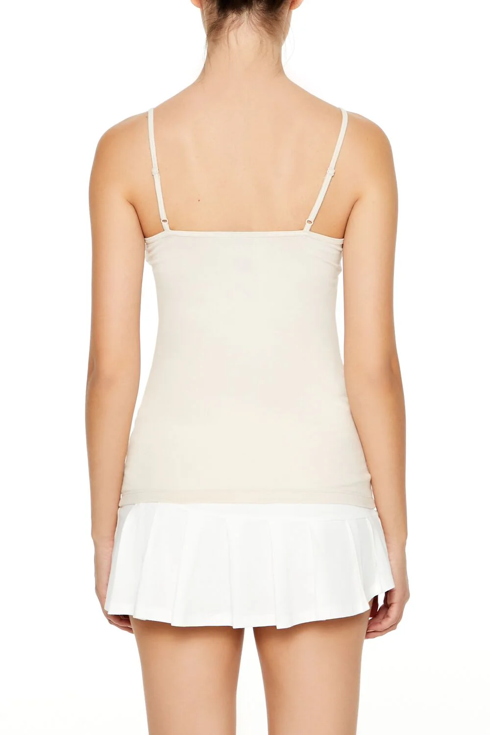 Cotton-Blend Scoop Cami - Image 5