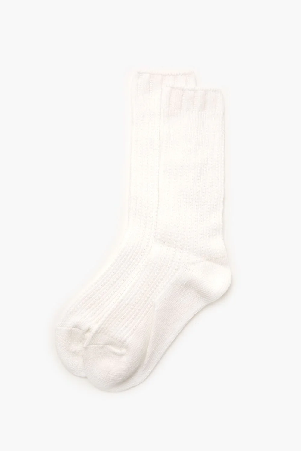 Cable Knit Crew Socks - Image 2