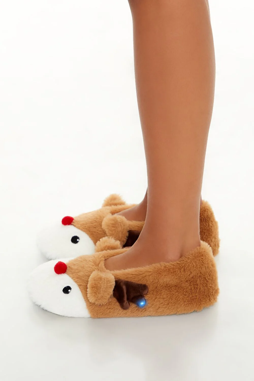 Light-Up Reindeer House Slippers - Image 2