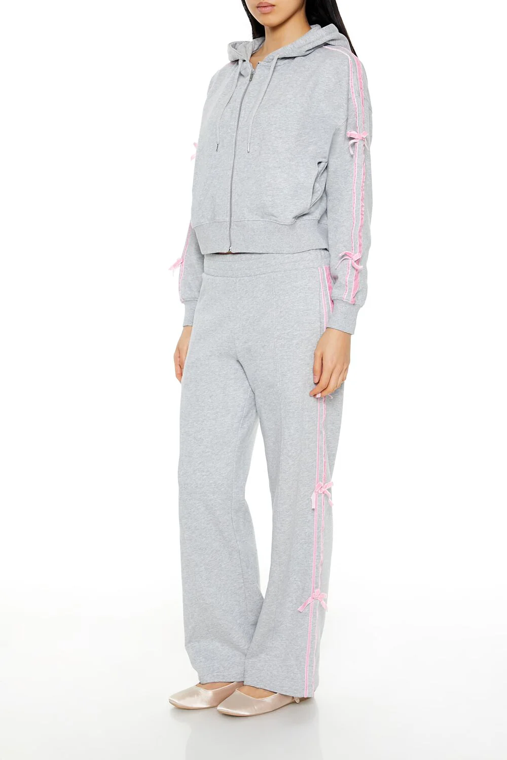 Bow Fleece Sweatpants - Image 3