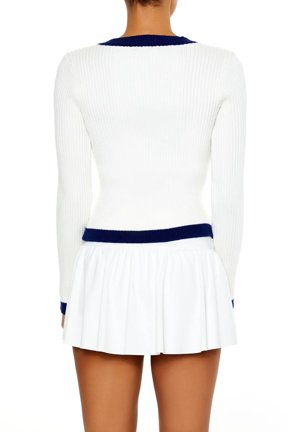 6 Graphic V-Neck Sweater - Image 5
