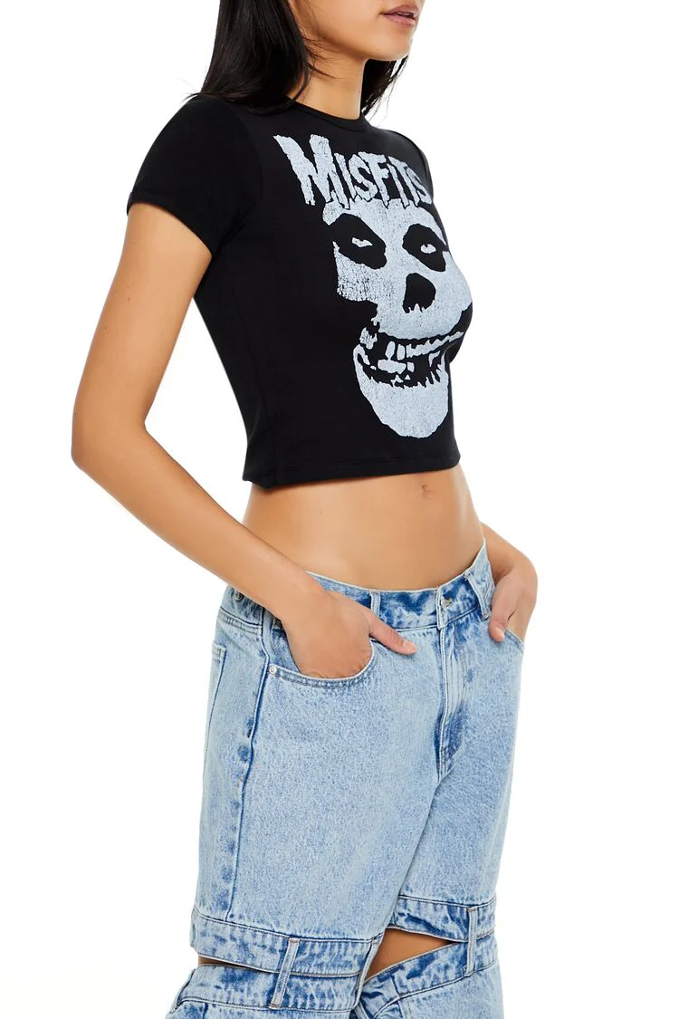 Misfits Graphic Baby Tee - Image 4