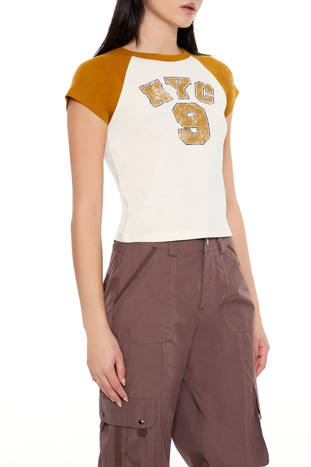 NYC 9 Graphic Raglan Tee - Image 4