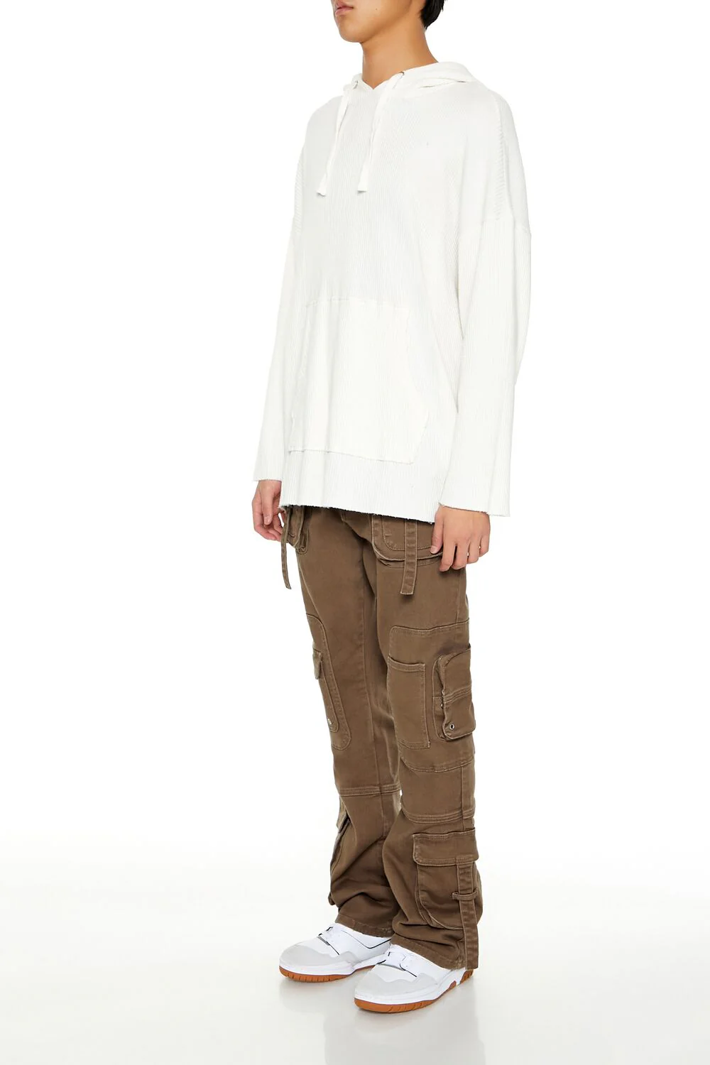 Mid-Rise Utility Cargo Jeans - Image 3