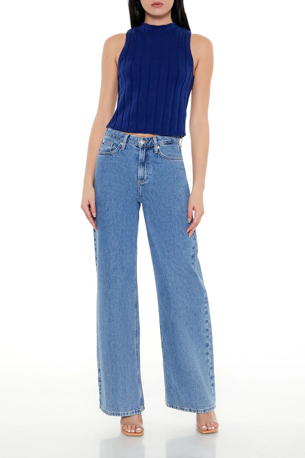 Ribbed Sweater-Knit Tank Top - Image 7