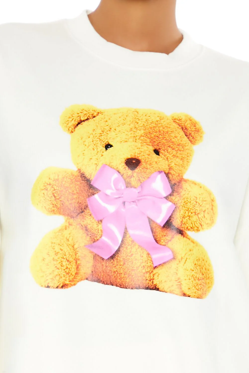 Teddy Bear Graphic Pullover - Image 3