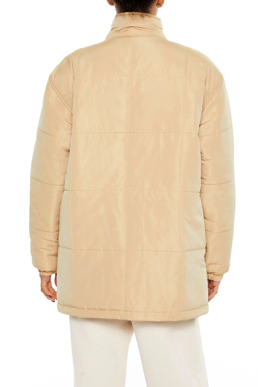 Quilted Longline Puffer Jacket - Image 5