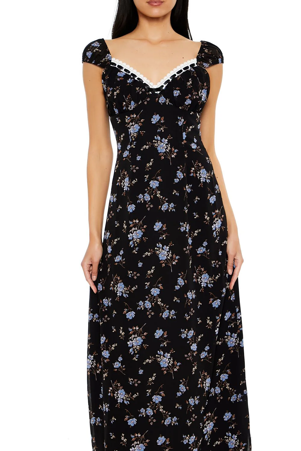 Floral Sweetheart Maxi Dress - Image 2