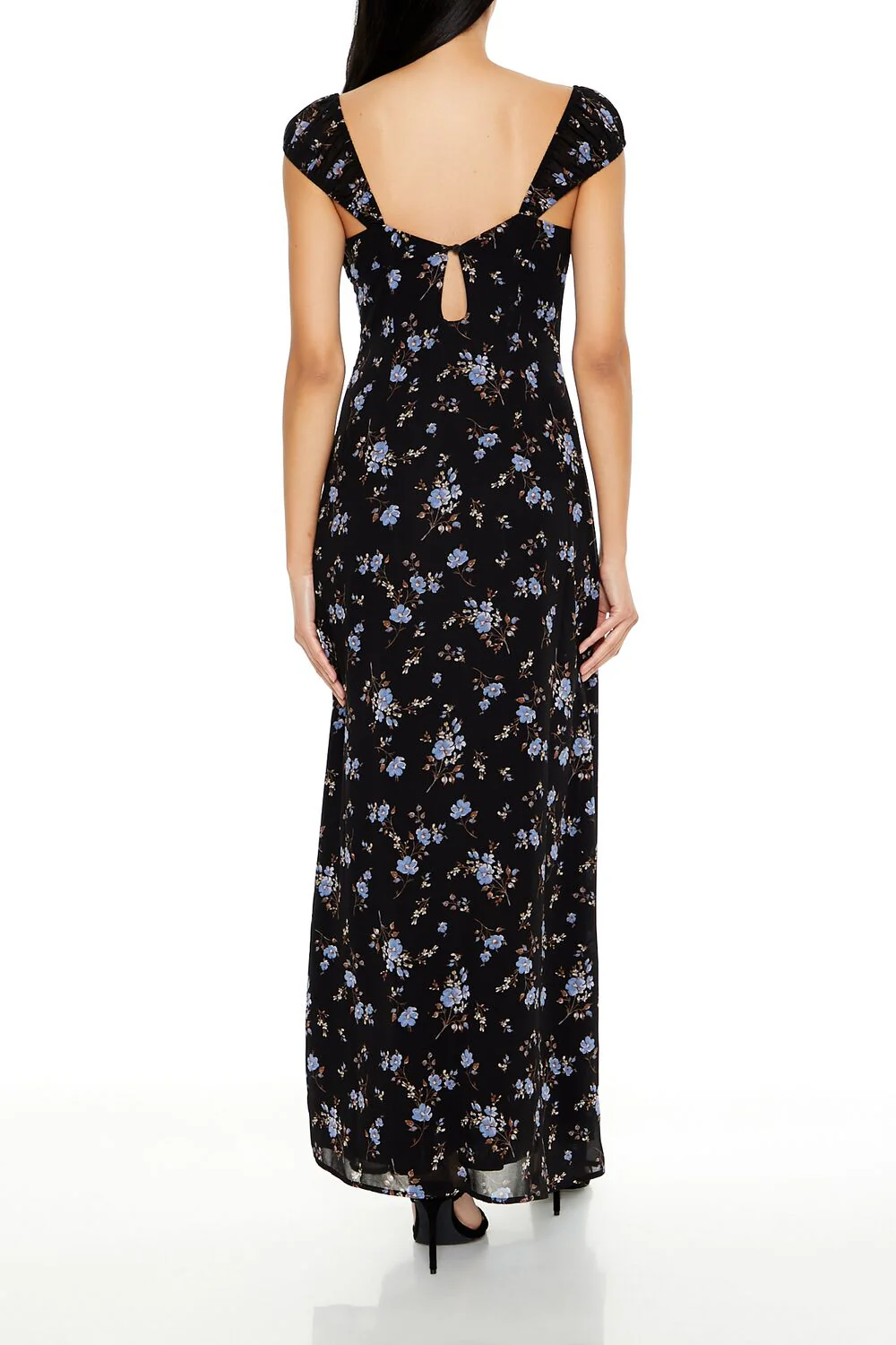 Floral Sweetheart Maxi Dress - Image 4