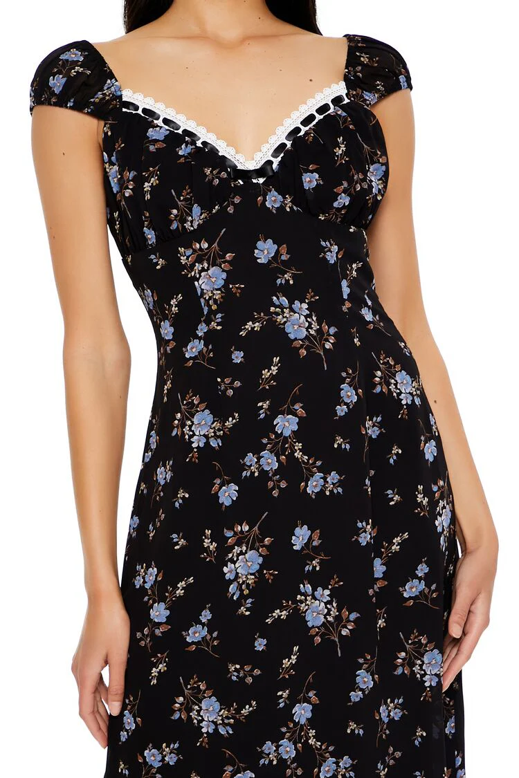 Floral Sweetheart Maxi Dress - Image 5