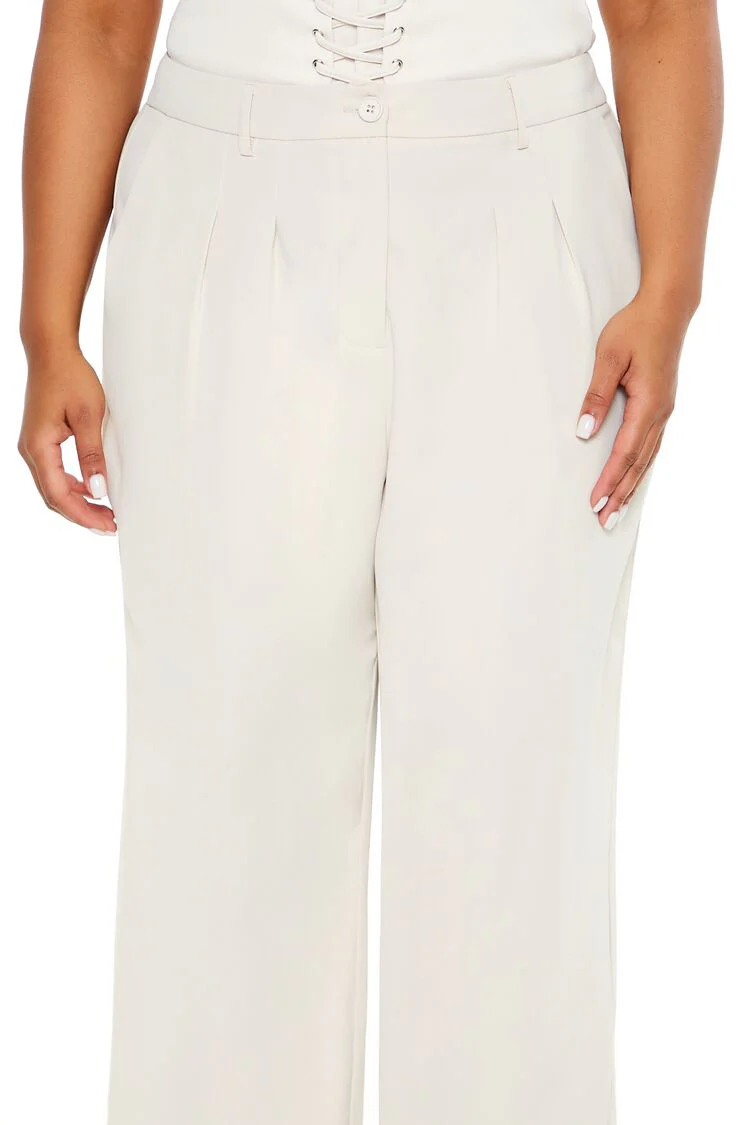 Plus Size Wide-Leg Trouser Pants - Image 10