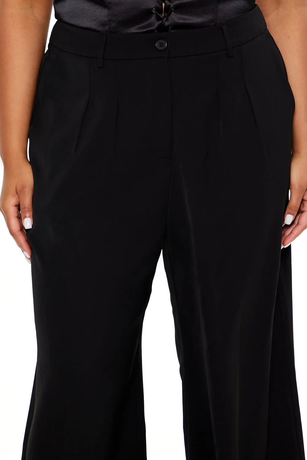 Plus Size Wide-Leg Trouser Pants - Image 5