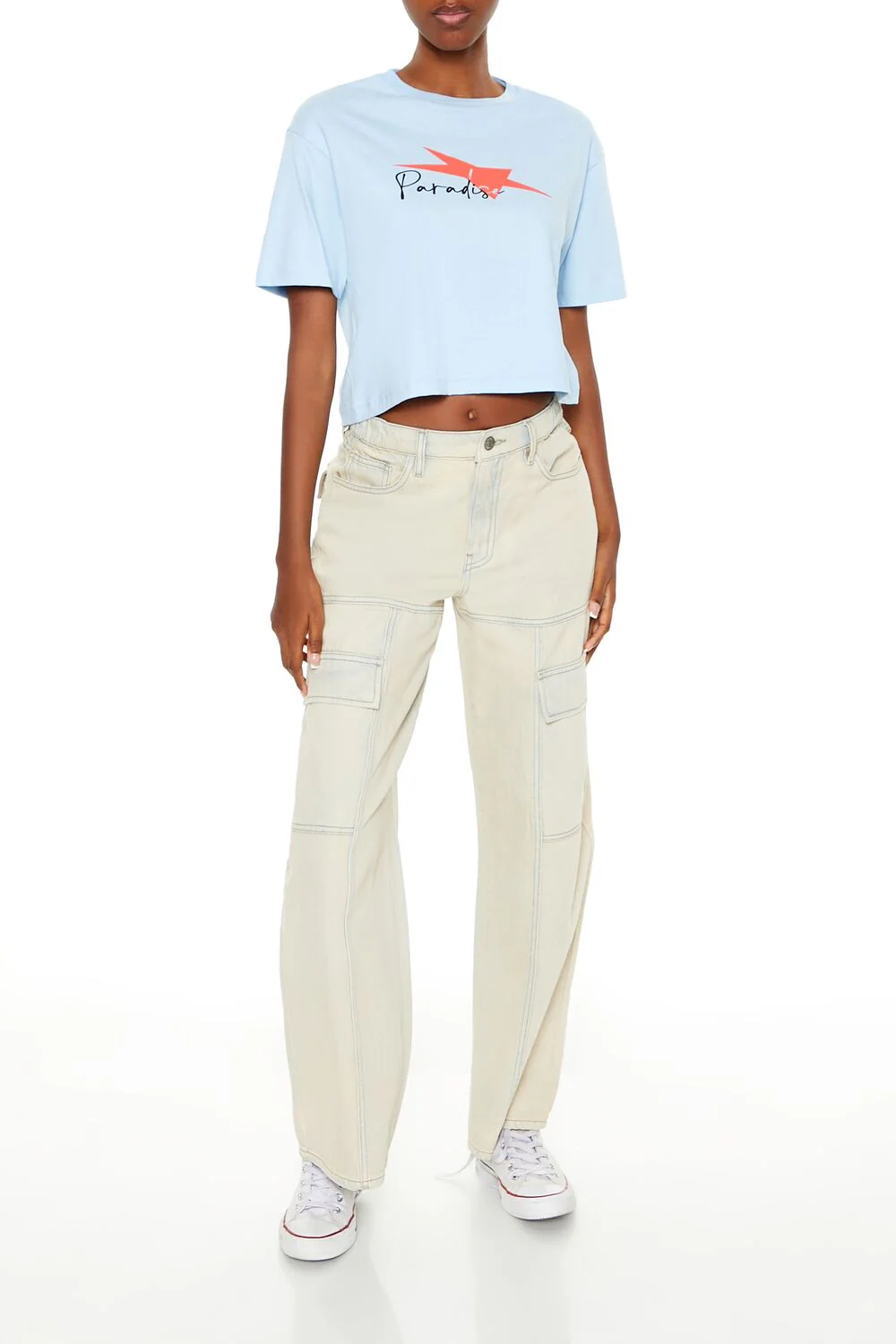 Paradise Graphic Baby Tee - Image 2