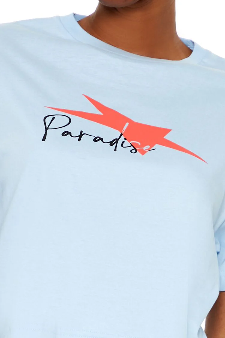 Paradise Graphic Baby Tee - Image 3