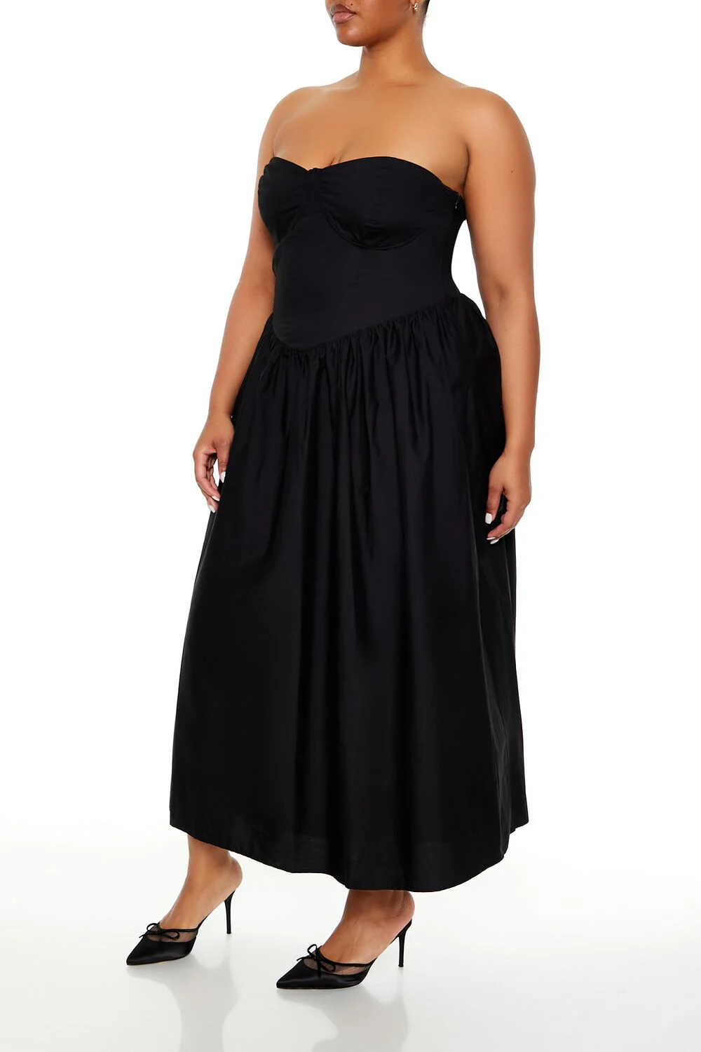 Plus Size Sweetheart Midi Dress - Image 3