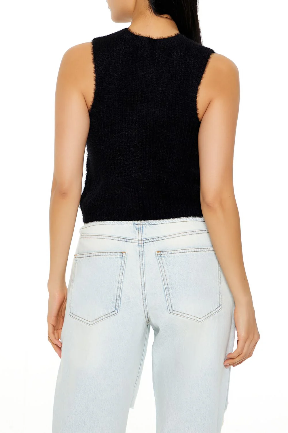 Rhinestone Heart Sweater Vest - Image 5