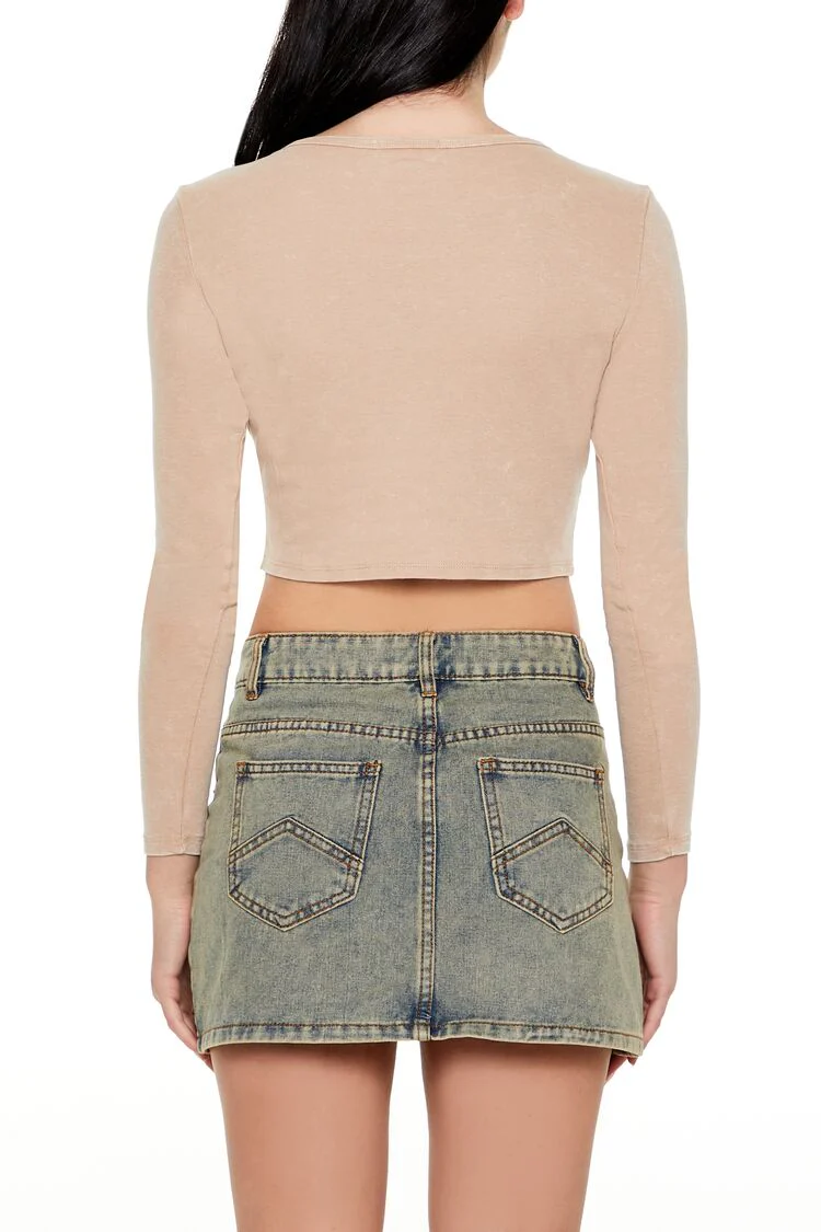 Los Angeles V-Cut Cropped Tee - Image 5