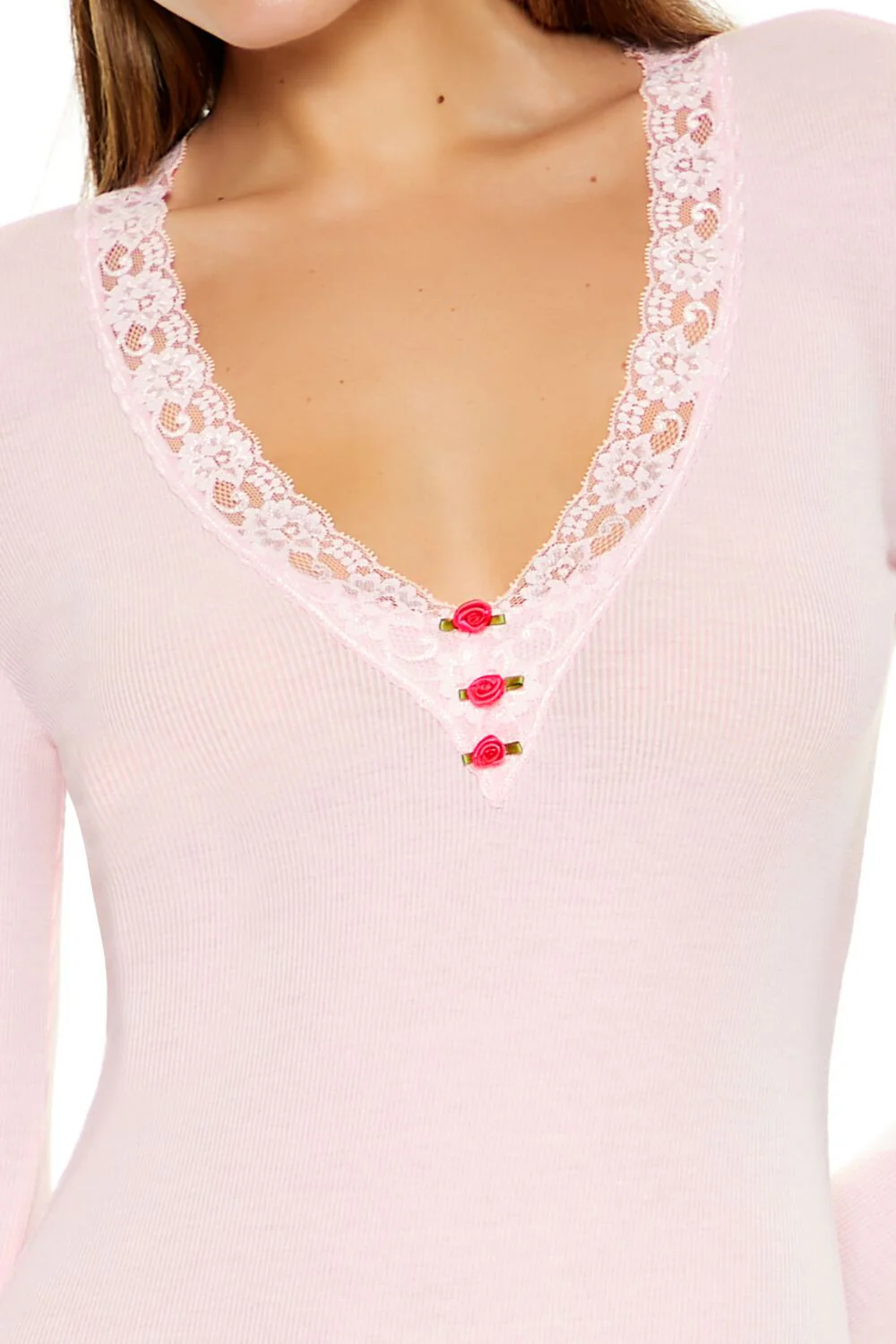 Rosette Pajama Romper - Image 5