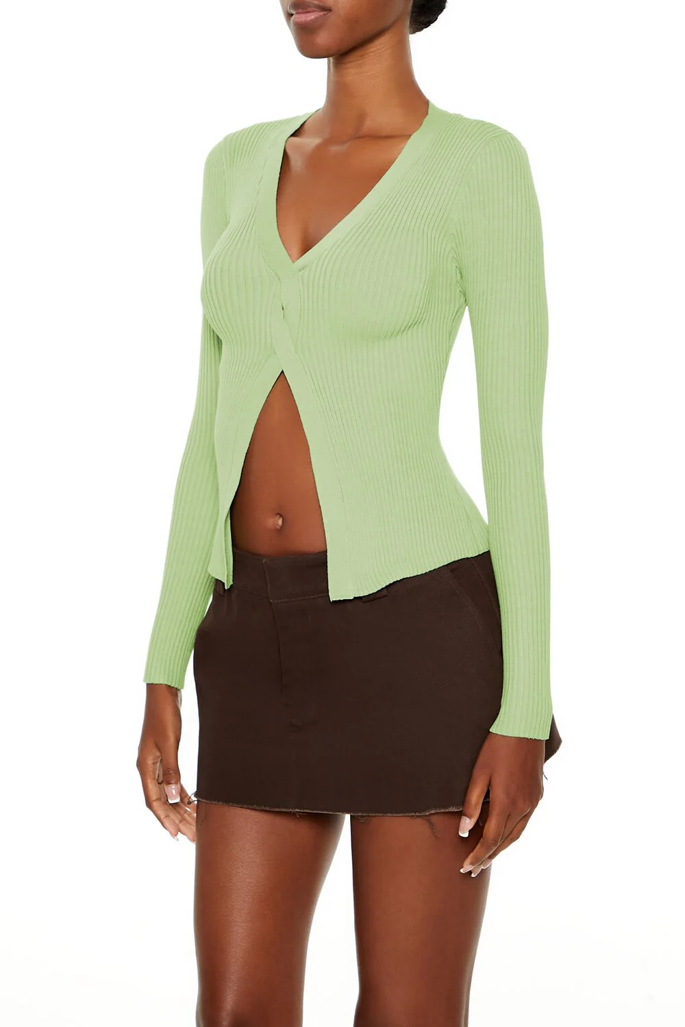 Twisted Split-Hem Sweater - Image 9
