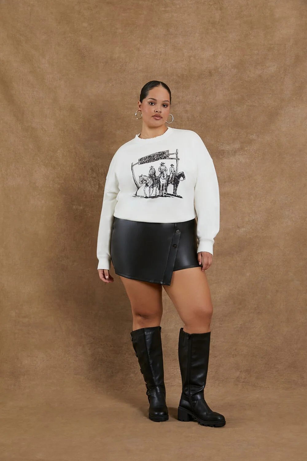 Plus Size Compton Cowboys Pullover - Image 2