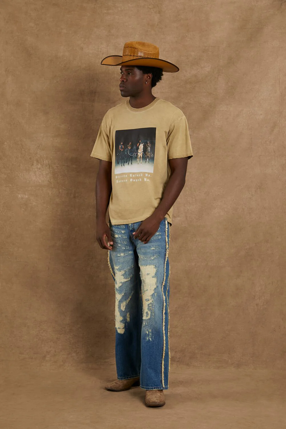 Unisex Compton Cowboys Graphic Tee - Image 2