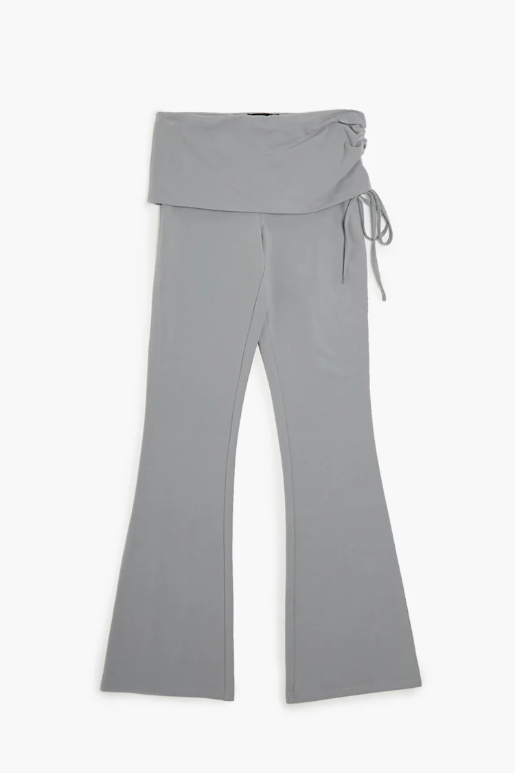 Drawstring Flare Leggings - Image 9