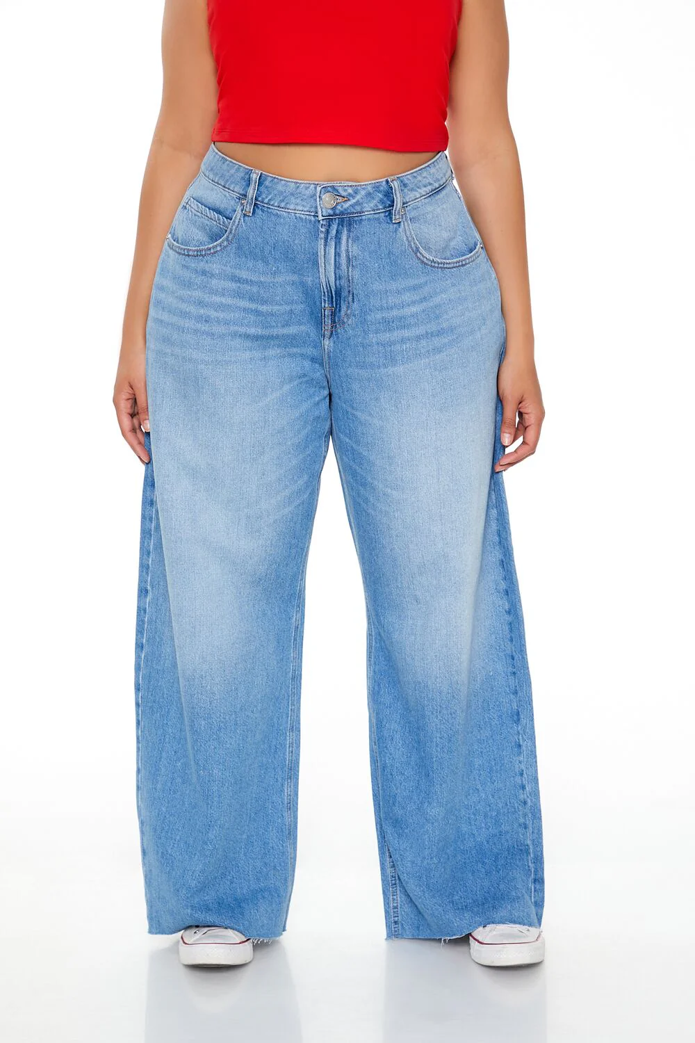 Plus Size High-Rise Barrel Jeans - Image 2