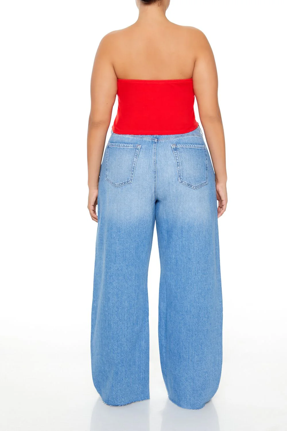 Plus Size High-Rise Barrel Jeans - Image 4