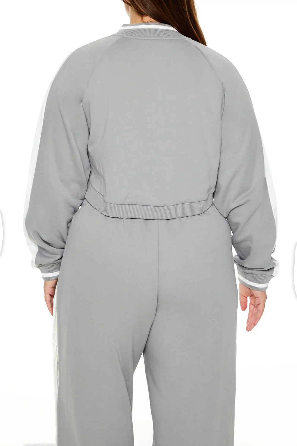 Plus Size Active Striped Jacket - Image 5