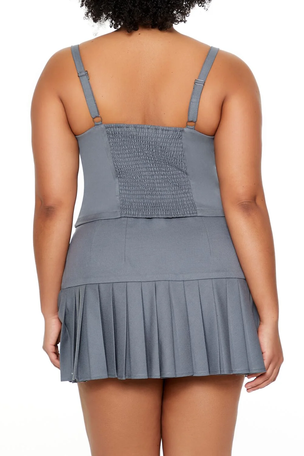 Plus Size Poplin Smocked Cami - Image 15