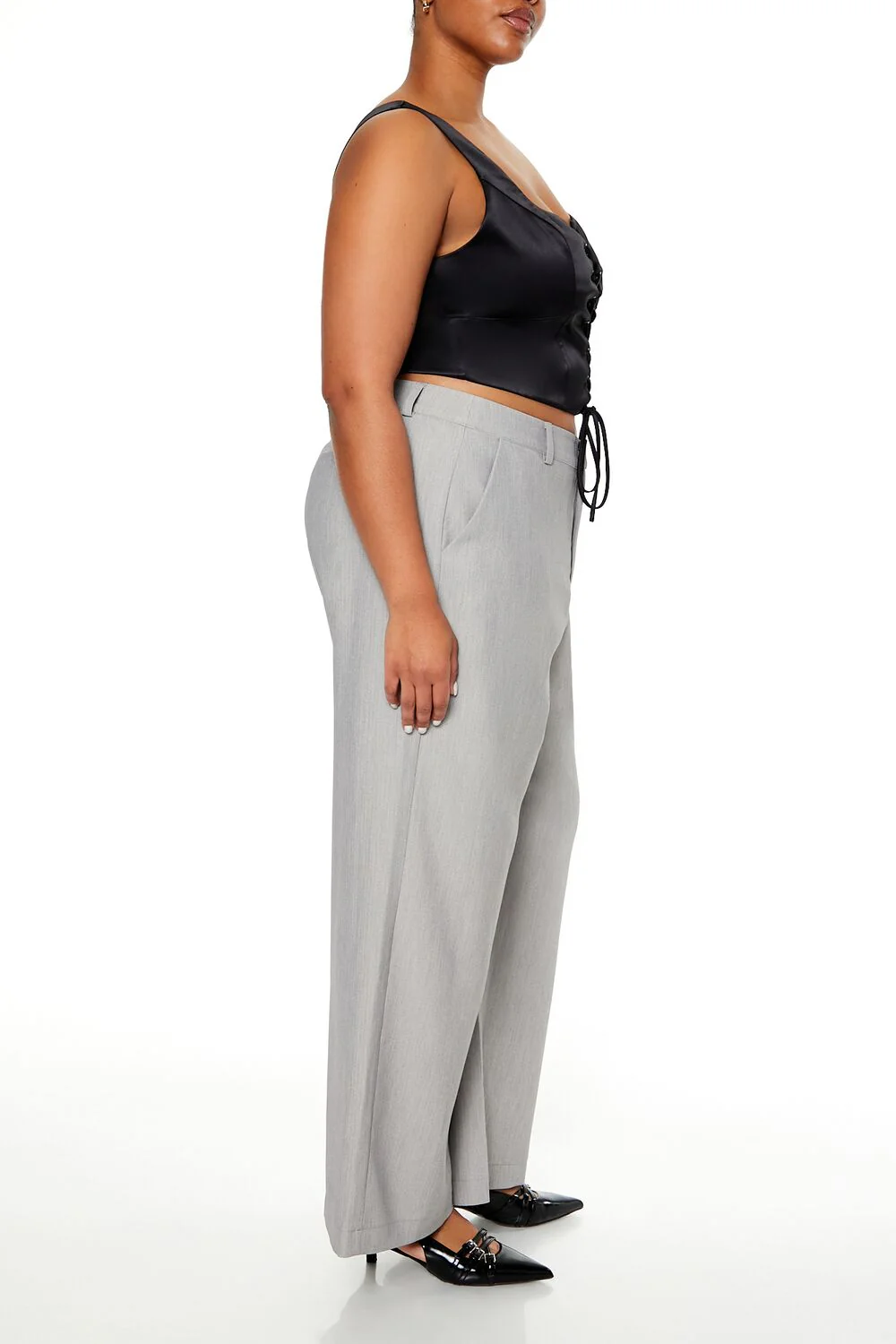 Plus Size Wide-Leg Pants - Image 3