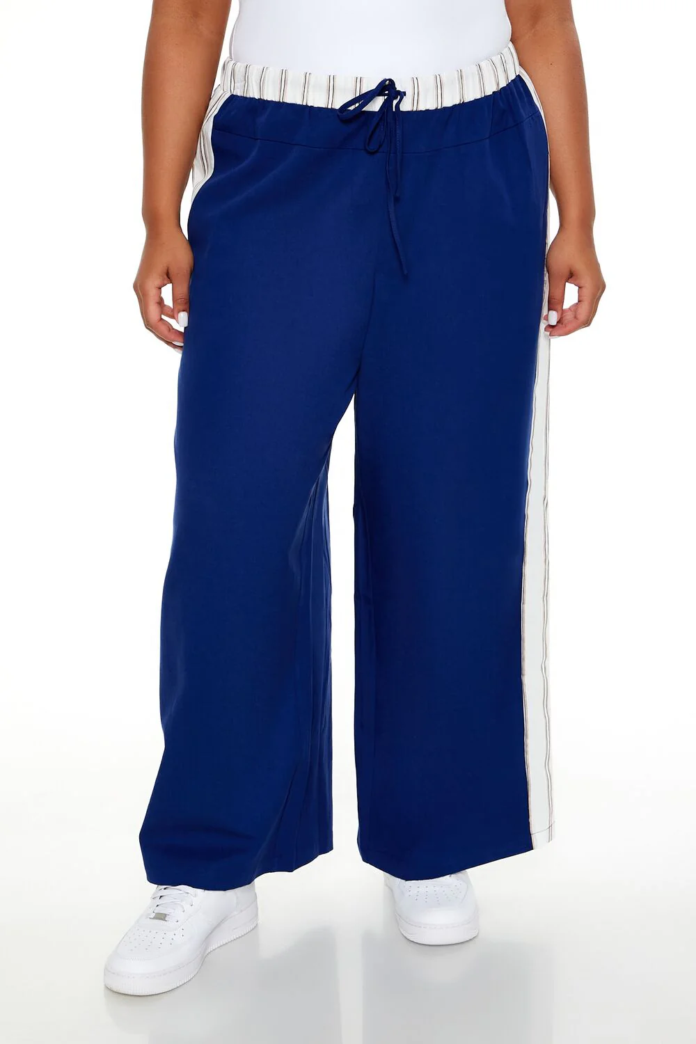 Plus Size Striped Wide-Leg Pants - Image 2