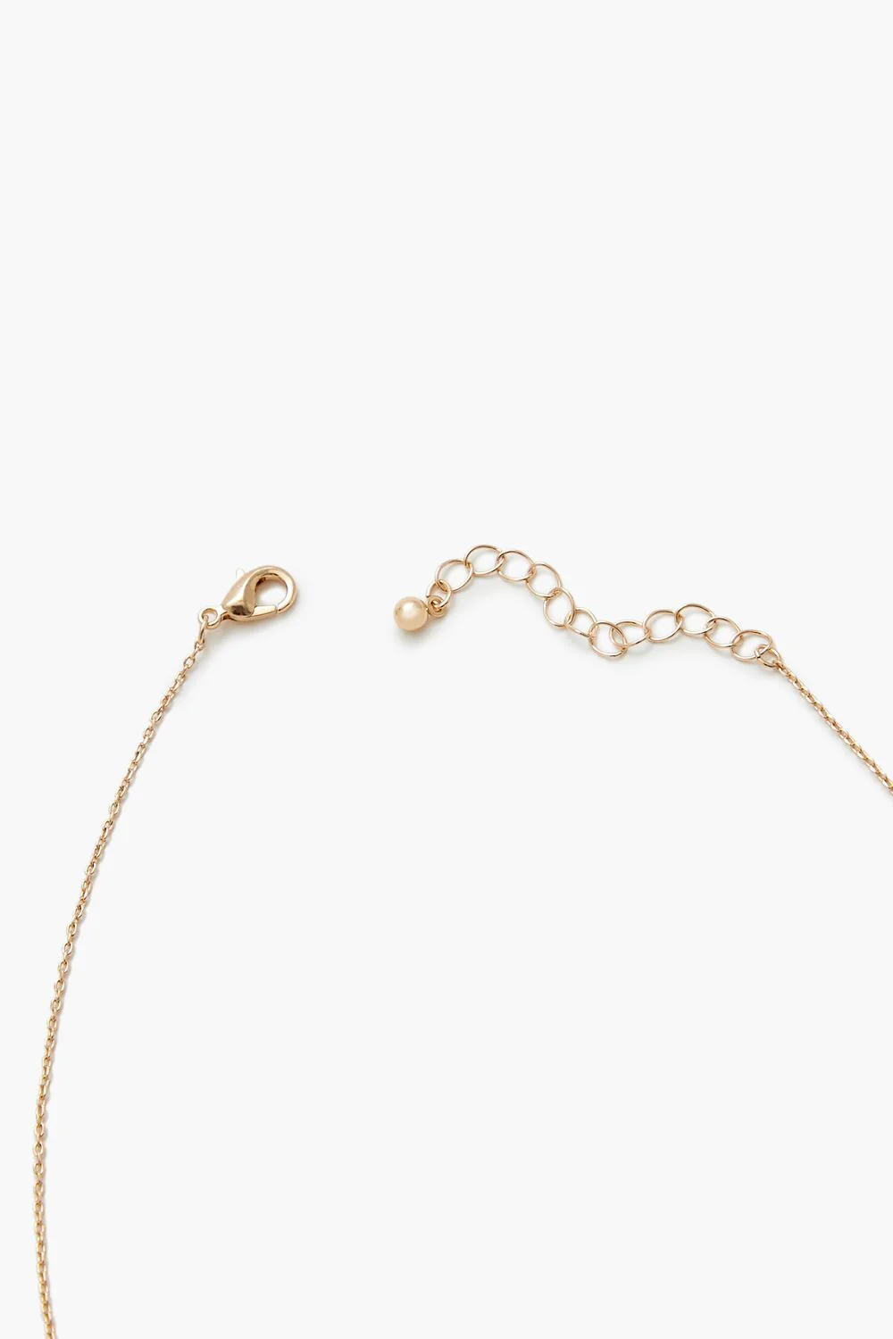 Rhinestone Crescent Horn Necklace - Image 3