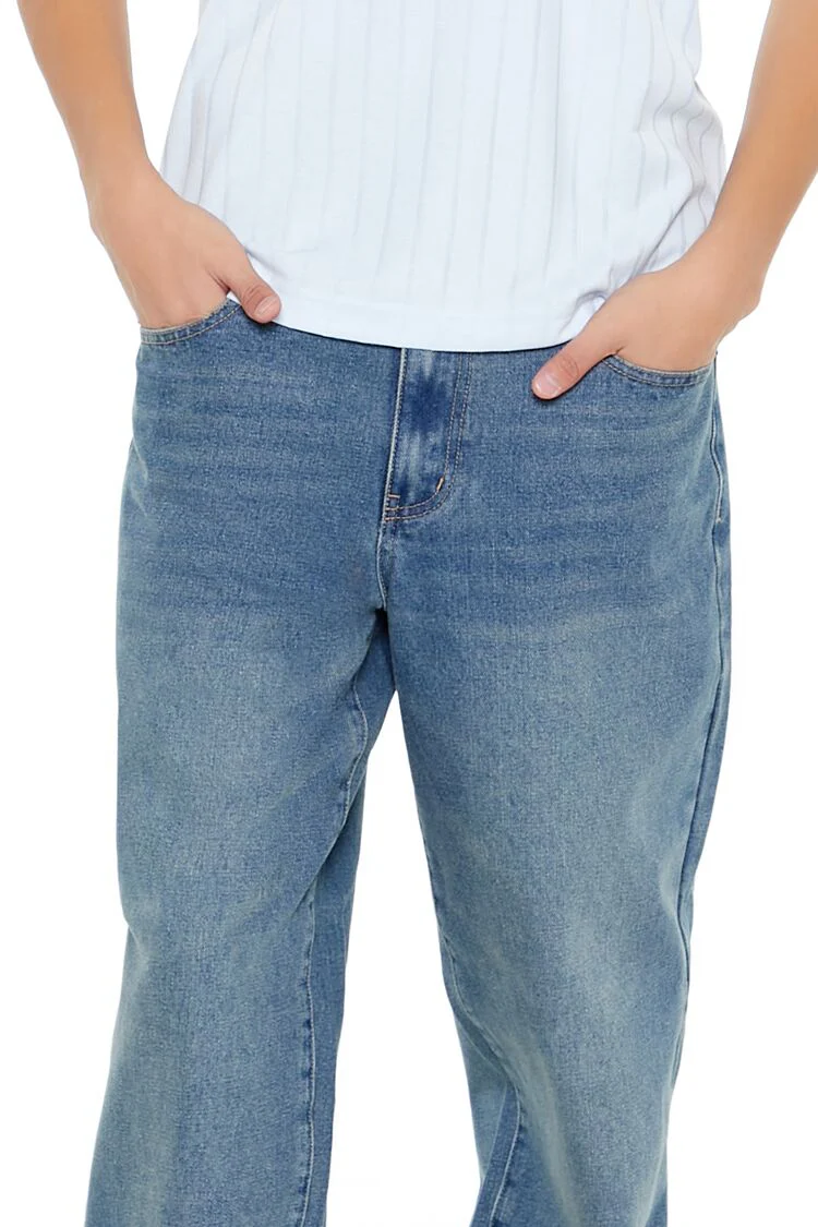 Mid-Rise Straight Jeans - Image 5