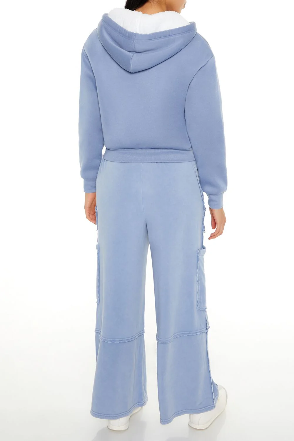 French Terry Wide-Leg Pants - Image 4