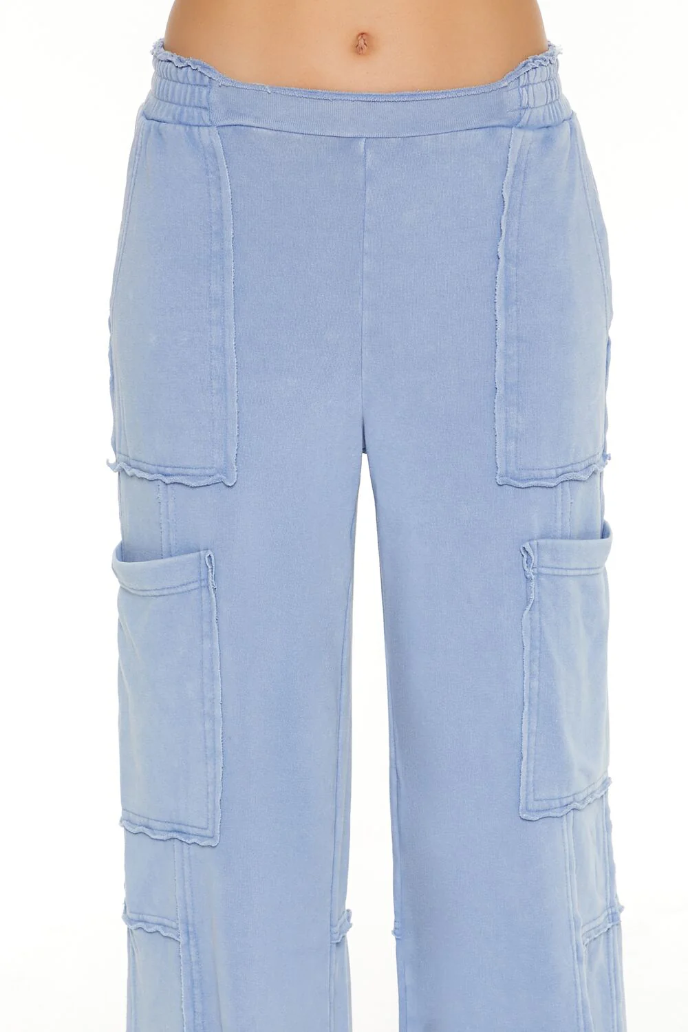 French Terry Wide-Leg Pants - Image 5
