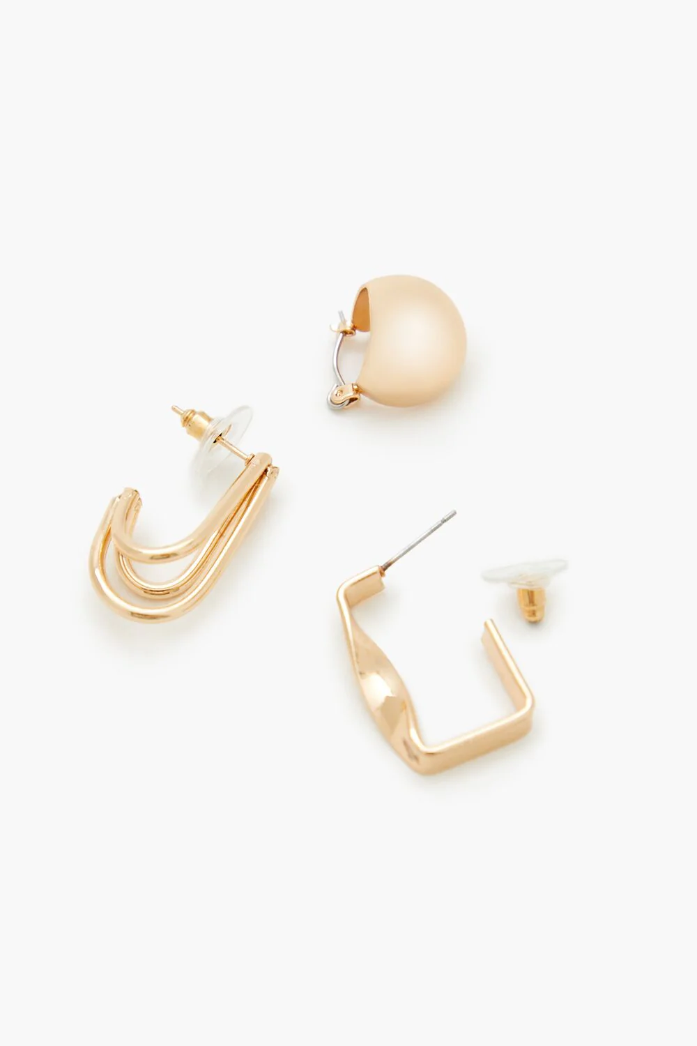 Geo Hoop Earring Set - Image 3