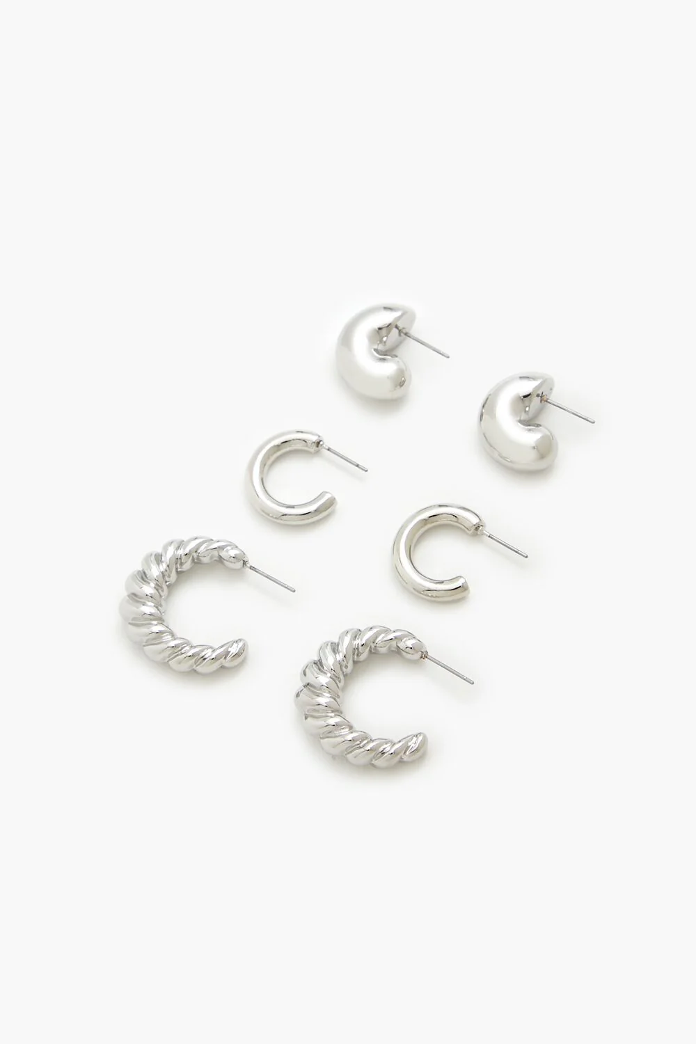 Twisted Hoop Earring Set - Image 2