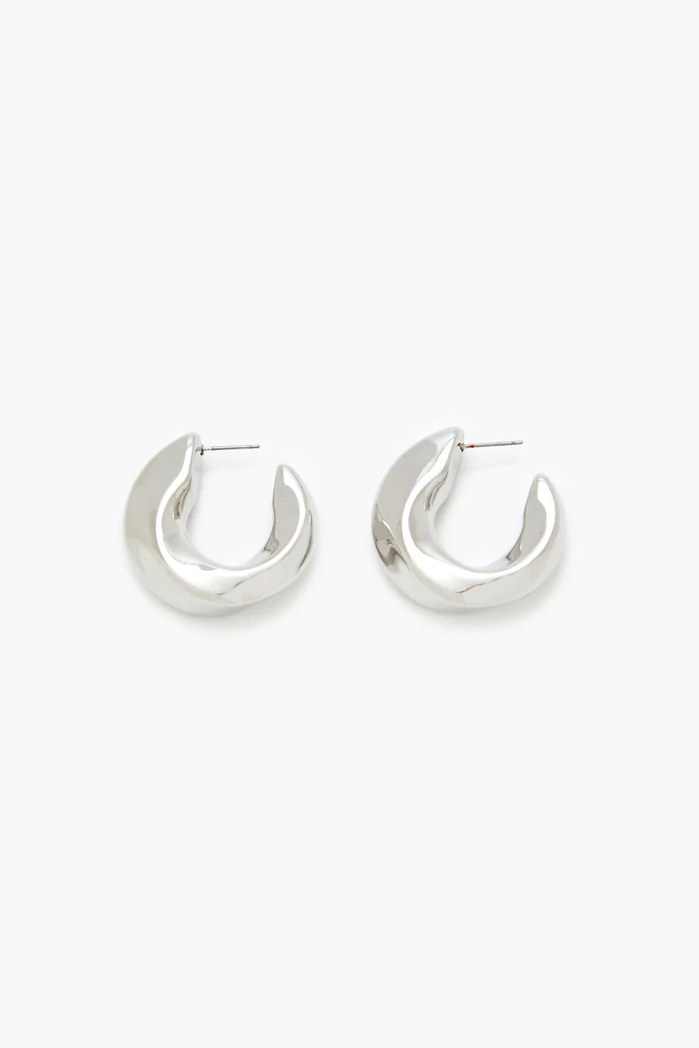 Twisted Hoop Earrings - Image 3