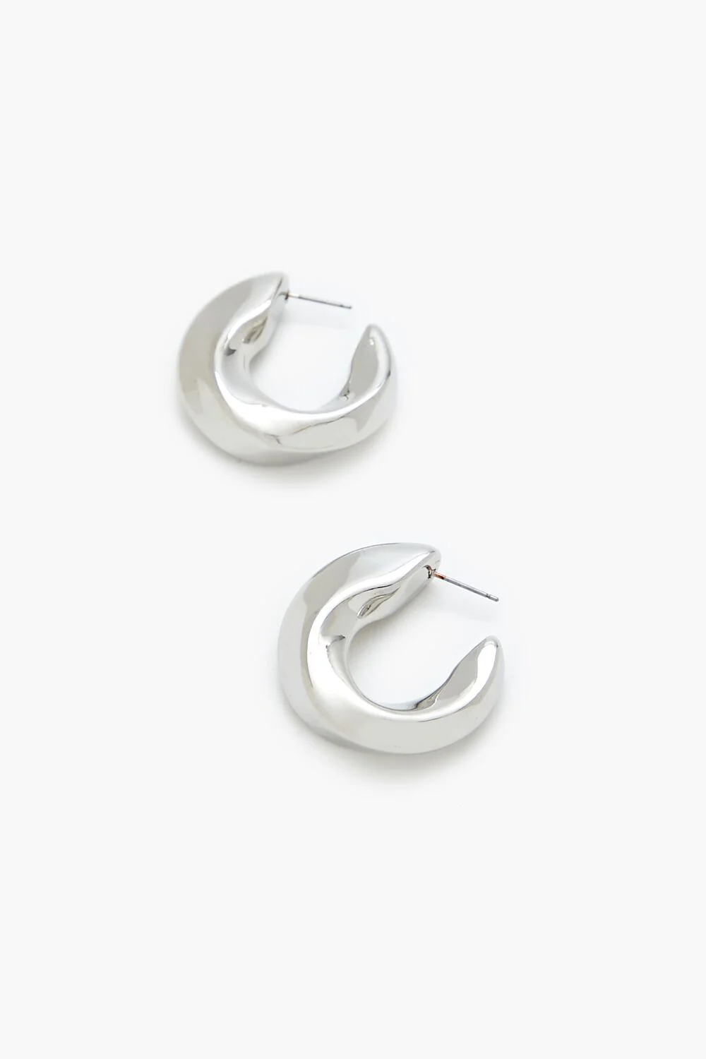 Twisted Hoop Earrings - Image 4