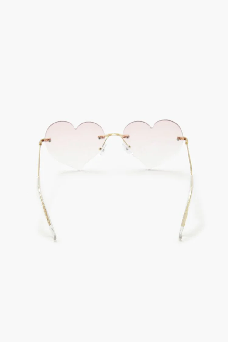 Rimless Heart Sunglasses - Image 4