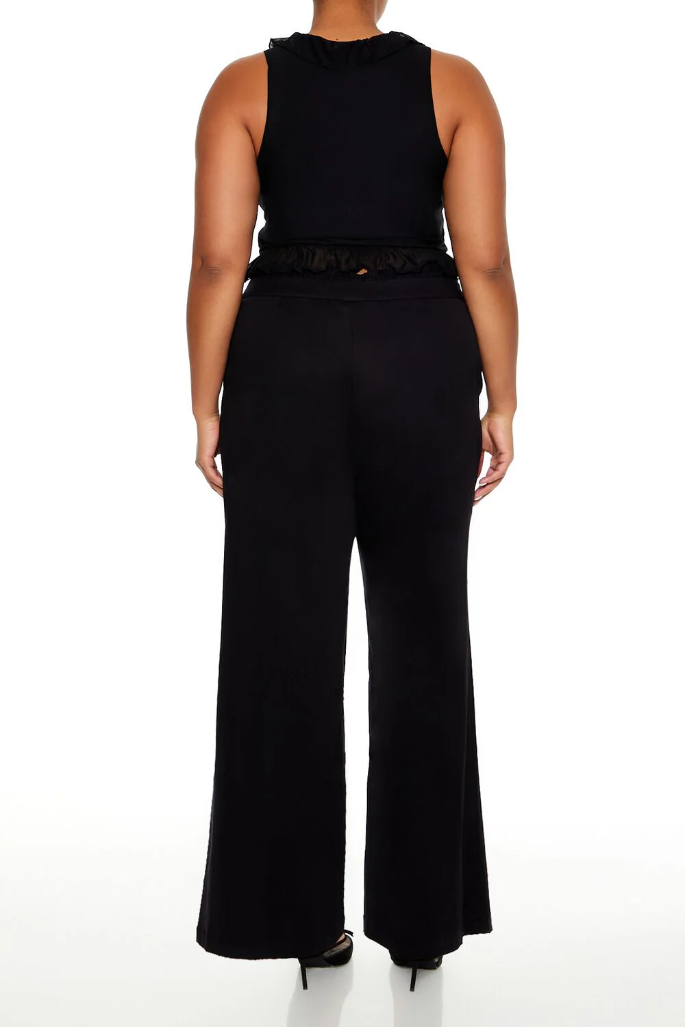 Plus Size Drawstring Straight Pants - Image 4