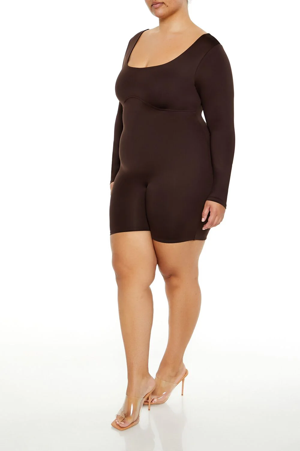 Plus Size Contour Sculpt Romper - Image 3