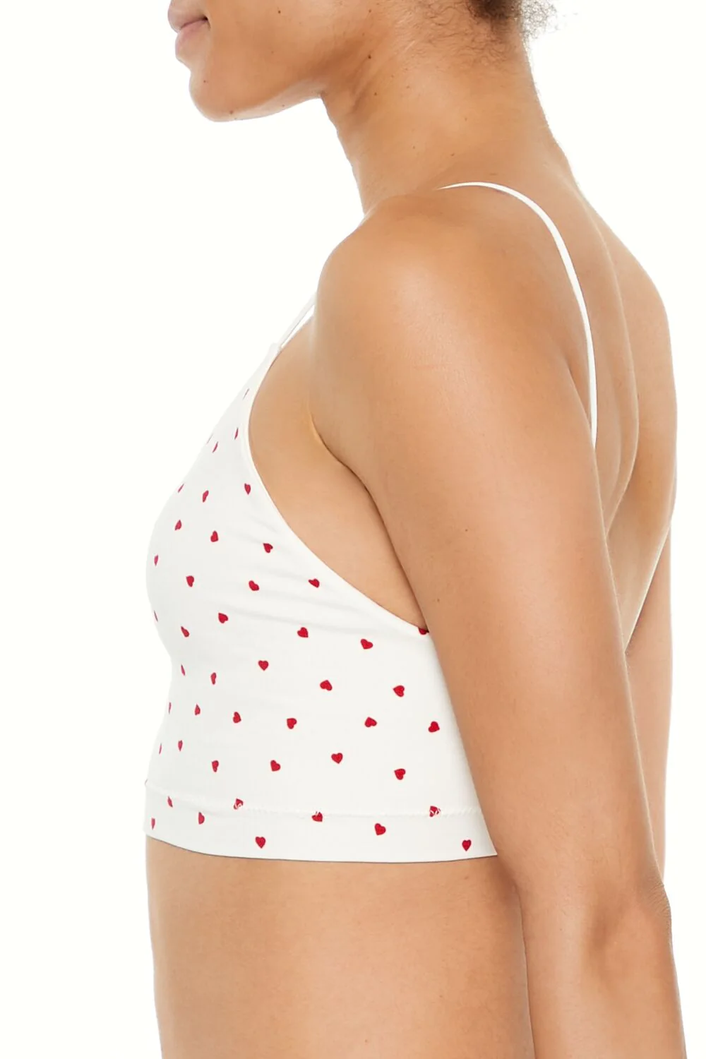 Seamless Heart Print Bralette - Image 4