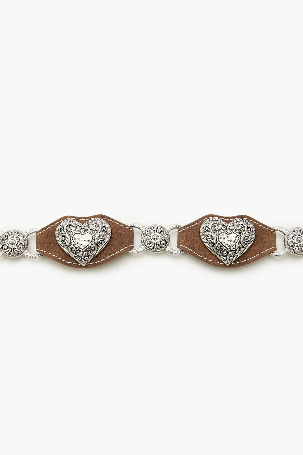 Etched Heart Faux Leather Belt - Image 2