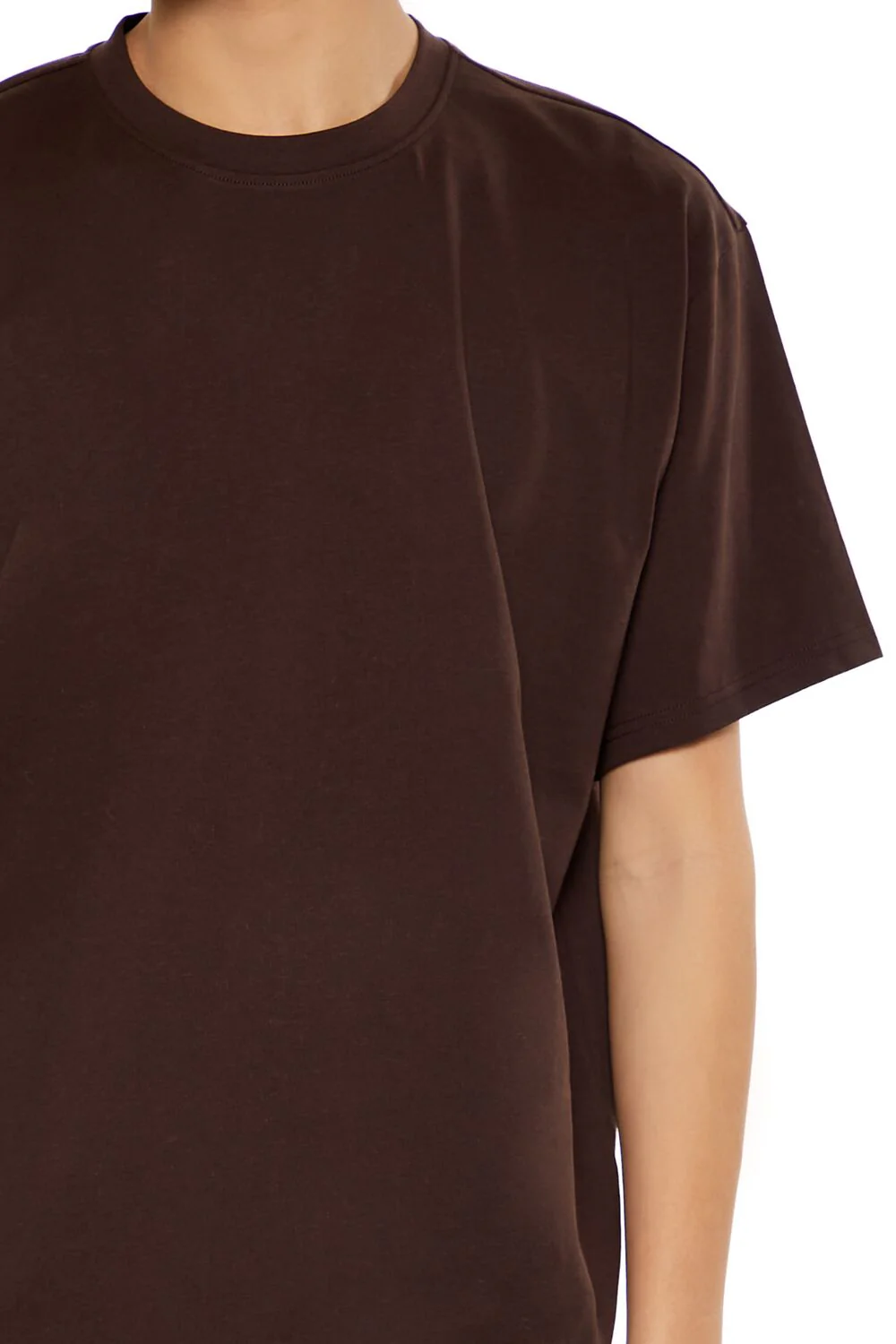 Cotton Curved-Hem Tee - Image 8