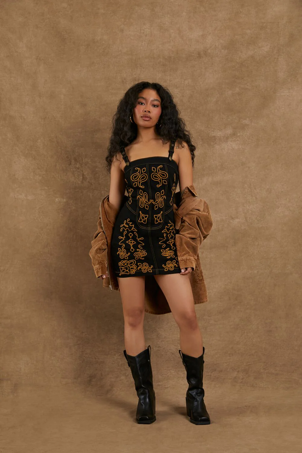 Compton Cowboys Denim Mini Dress - Image 6
